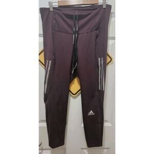 Women's Adidas Own The Run 7/8 Leggings Victory Crimson Reflective Plus 1x